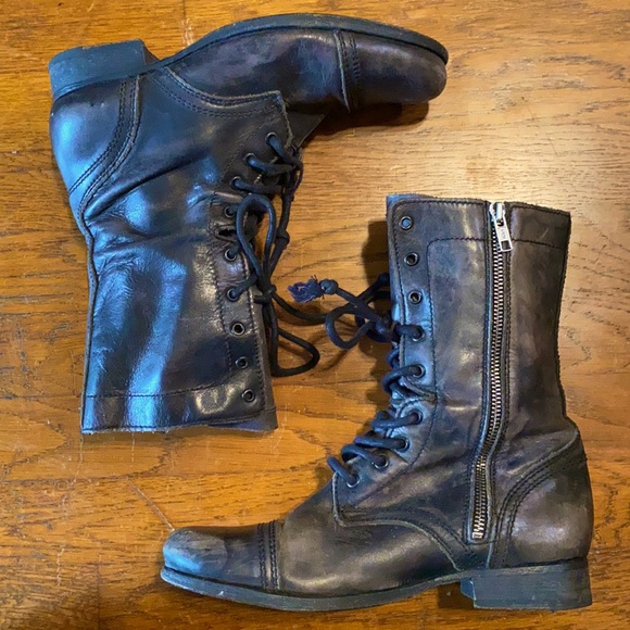 All Saints Military Combat Boots Eu 39 